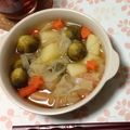 YUMAKIのママ♡'s cooksnap of when they made お手軽簡単芽キャベツポトフ.
