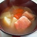 Reina6's cooksnap of when they made 鮭の味噌汁.