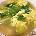 nary522's cooksnap of when they made とっても簡単♪レタスと卵のスープ.