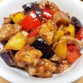 koropiyon's cooksnap of when they made 簡単♪鶏とナスとパプリカの甘酢南蛮☆.