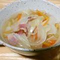 つきうき's cooksnap of when they made キャベツとベーコンのコンソメスープ☆.