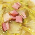 盛蛸氏's cooksnap of when they made こころもポッ。白菜とベーコンの生姜スープ.