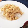 paeckchen's cooksnap of when they made 簡単 たまご丼.