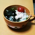 koritori's cooksnap of when they made 簡単☆水菜サラダ～ツナ梅ソース☆.