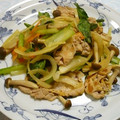 Haru Haru's cooksnap of when they made *小松菜と豚もものカレー炒め*.