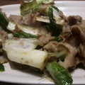にゃんこ♪（≧∀≦'s cooksnap of when they made ★簡単♪　うるいと豚肉のシャキシャキ炒め.