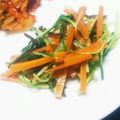 しおコンブ's cooksnap of when they made やみつき　もやしと水菜と人参の塩昆布炒め.