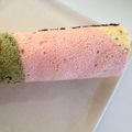 kumiisa's cooksnap of when they made 春香る✿桜ロールケーキ＊２.