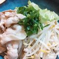 いしまいﾁｬﾝ's cooksnap of when they made 豚肉＆もやし茹で♪ポン酢かけ.
