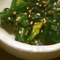olive11's cooksnap of when they made ほうれん草の胡麻マヨ和え.