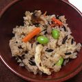 コハダちゃん's cooksnap of when they made 娘が大好き♡ひじきご飯(炊き込みご飯).
