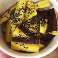 emasana's cooksnap of when they made 揚げない大学芋？.
