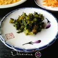 NAGANO久留米's cooksnap of when they made めんつゆで！かぶ（大根)の葉のピリ辛炒め.