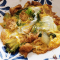 YUKIKI☆'s cooksnap of when they made 白菜とお揚げさんの甘辛◇玉子とじ.