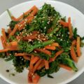 あんずっっこ's cooksnap of when they made サッと作る小鉢６ 人参と春菊の炒めナムル.