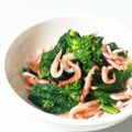☆こまっと☆'s cooksnap of when they made 菜の花と桜海老のおひたし.