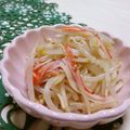 赤い電話's cooksnap of when they made 超簡単！もやしのナムル × かにかま.
