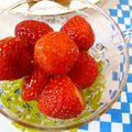horseland's cooksnap of when they made ✿冷凍イチゴにハチミツかけちゃって✿.
