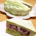 なのぴょん♪'s cooksnap of when they made 抹茶＆あずきの宇治金時風ケーキ.