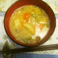クックあこ's cooksnap of when they made ☆野菜たっぷり☆かす汁.