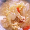 オレンジころん's cooksnap of when they made 私のダイエットレシピ✿白菜の寒天スープ✿.