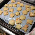ダサコ's cooksnap of when they made 子どもと一緒に作ろう!!　きな粉クッキー.