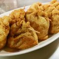 ☆chaichai☆'s cooksnap of when they made ネギ味噌餅の油揚げサンド.