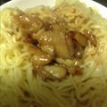 ✨もる✨'s cooksnap of when they made マルちゃん正麺で作る鶏皮胡麻ダレ温麺♪.