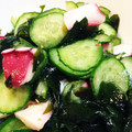sckmam's cooksnap of when they made ♡きゅうりとわかめの酢の物がアレンジ♡.