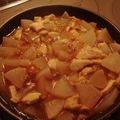 嗜好粥（しこかゆ）'s cooksnap of when they made 大根と鶏胸肉のこっくりめんつゆ煮.