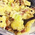 SNOW1123's cooksnap of when they made 薩摩芋とこんがりベーコンのごまマヨサラダ.
