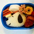 あくび王子まま's cooksnap of when they made 簡単♡スヌーピー♪キャラ弁.