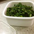 昇父さん's cooksnap of when they made 春菊の味噌マヨ胡麻和え.
