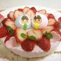 ごりごりら's cooksnap of when they made 水切りヨーグルトで♪苺のレアチーズムース.
