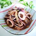 kurukurumin's cooksnap of when they made イカ＆セロリの中華あんかけ炒め。.