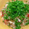 あやのごん's cooksnap of when they made ほうれん草とかにかまの納豆和え.
