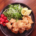 くぽみは's cooksnap of when they made 簡単！冷めてもおいしい鶏ムネ肉の唐揚げ♪.
