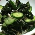 かりど's cooksnap of when they made ちょいと一品★きゅうりといりこの酢の物.