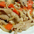子豚夫婦's cooksnap of when they made 豚こま・きのこ☆うまうま炒め.