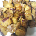かぴーな's cooksnap of when they made 鶏肉とさつま芋のカレーオイスター炒め.
