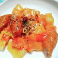 あい❁'s cooksnap of when they made 超簡単！お肉とトマト、チーズの炒め物.
