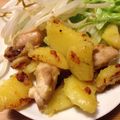 ペケポンテミン's cooksnap of when they made 鶏モモ肉とジャガイモのガーリック炒め.