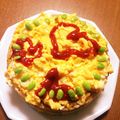にゃ～けい's cooksnap of when they made オムライスケーキでひな祭り.