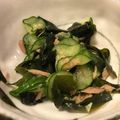 ゆきぷさん's cooksnap of when they made きゅうりツナわかめの酢の物.