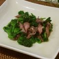 まっちぃなー's cooksnap of when they made 菜の花とホタルイカの辛子酢味噌和え.