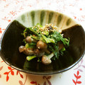 バカリャウ's cooksnap of when they made 春菊としめじの練りごま和え.