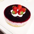 S☆HOKA's cooksnap of when they made いちごのムースケーキ（18ｃｍ）.