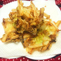 クック6W2QVF☆'s cooksnap of when they made 白菜としらすのサクふわかき揚げ.