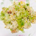 えびちゃん♪♪'s cooksnap of when they made うちの定番♡レタスチャーハン.
