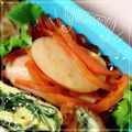 ぷりんちょこ♪'s cooksnap of when they made にんじん✿魚肉ソーセージのマヨポン炒め♡.